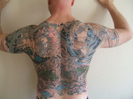 Steve's Back Tattoo